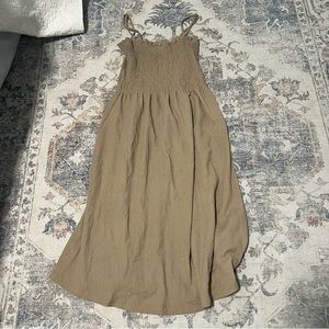 (3/$25) Beige Midi Dress